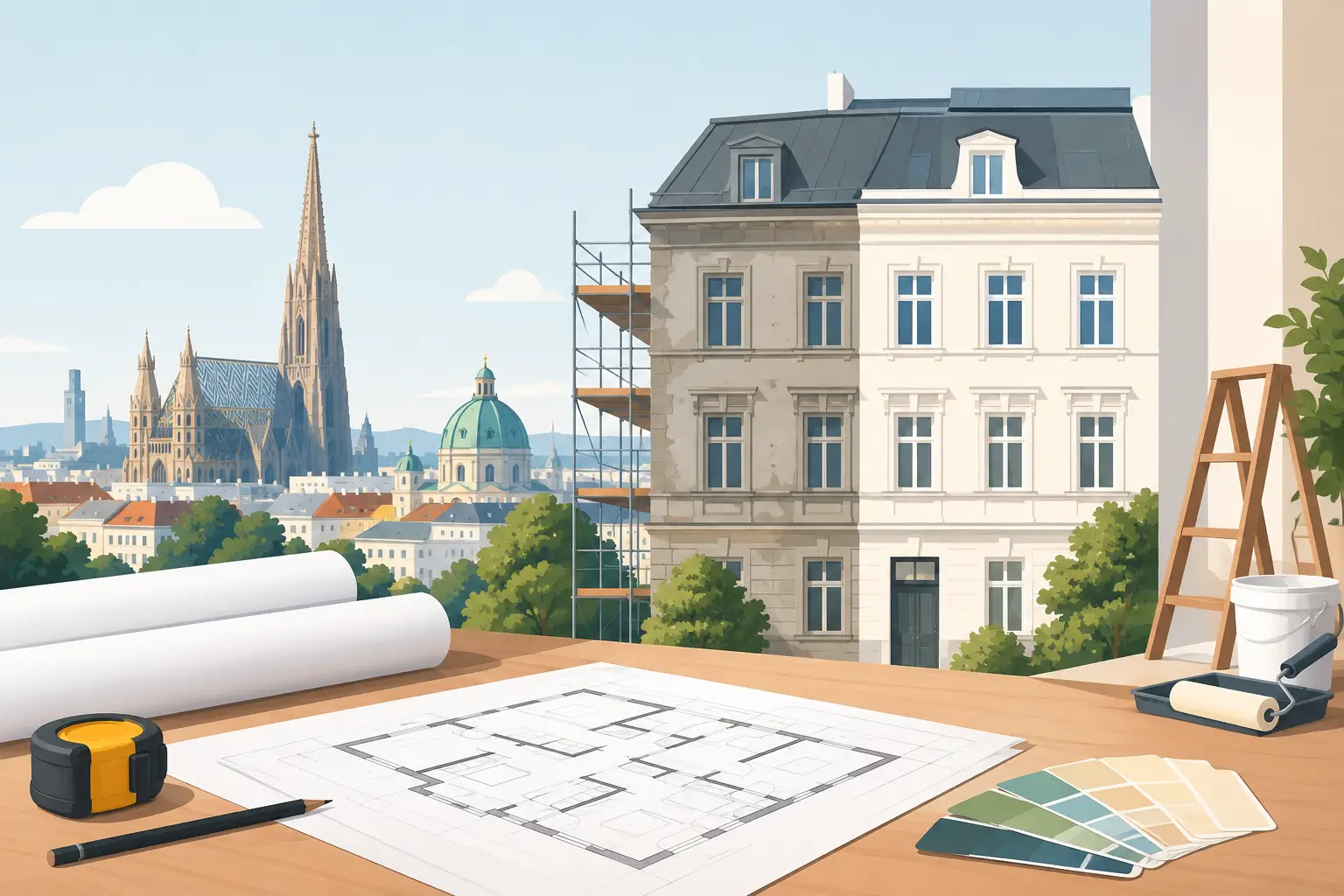 Immobilien Sanierung in Wien richtig planen