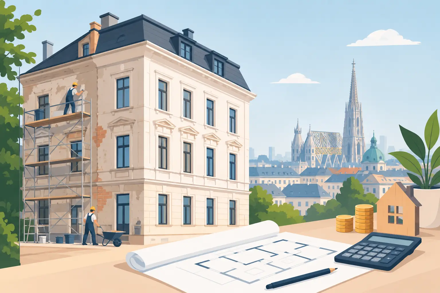 Was kostet eine Altbausanierung in Wien?