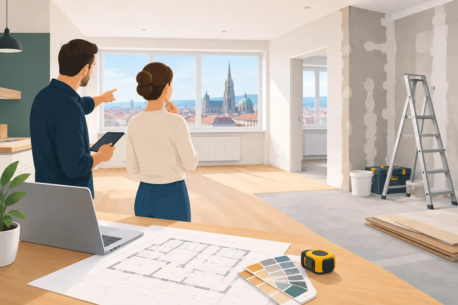 Wohnungssanierung Wien mit klarer Planung