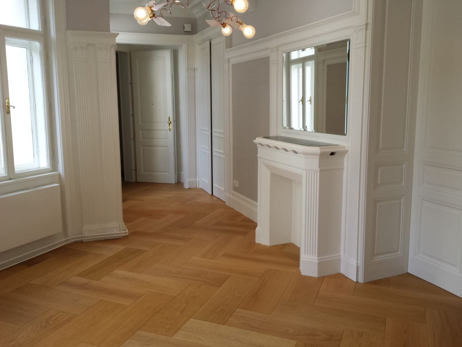 Exklusive Altbausanierung in der Lichtensteinstraße 1090 Wien mit restaurierten Stuckdecken